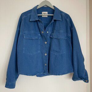 ZARA Ladies Oversized Denim Shirt/Jacket, Size M